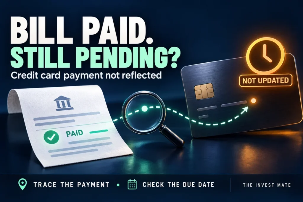 Credit Card Bill Paid but Not Reflected? Trace the Payment