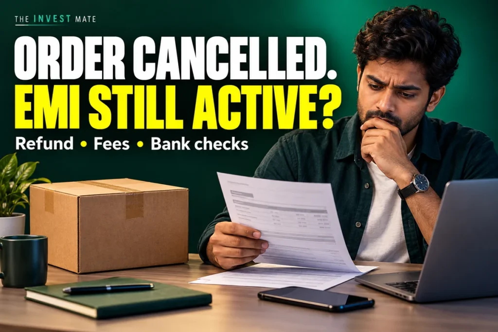 Order Cancelled but Credit Card EMI Active? Refund Checks