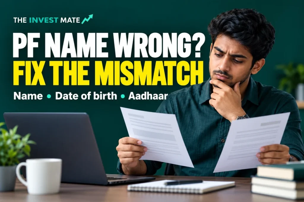 EPF Name or Aadhaar Mismatch: How to Correct UAN Details