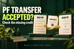 PF Transfer Accepted but Not Showing in Passbook?