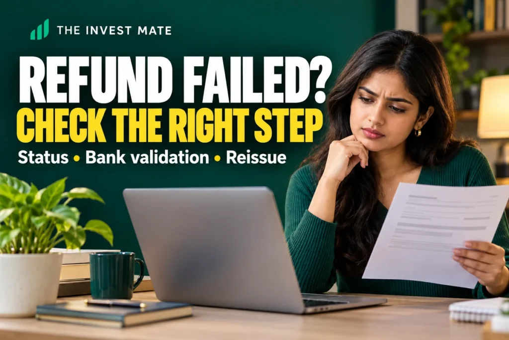 Income Tax Refund Failed or Not Received? Reissue Guide